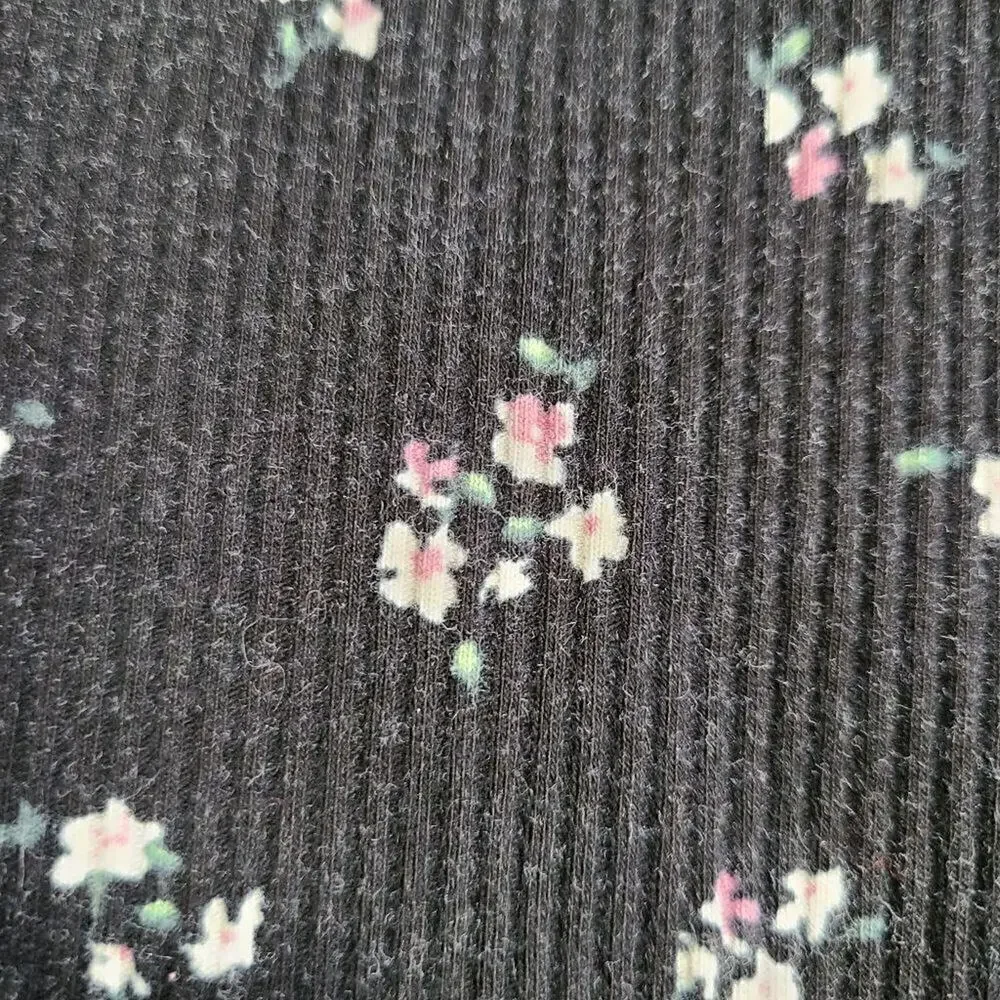 H&M Divided ribbed floral dress